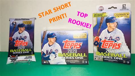 2020 Topps Series 1 Baseball Retail Opening Fat Pack Hanger Box