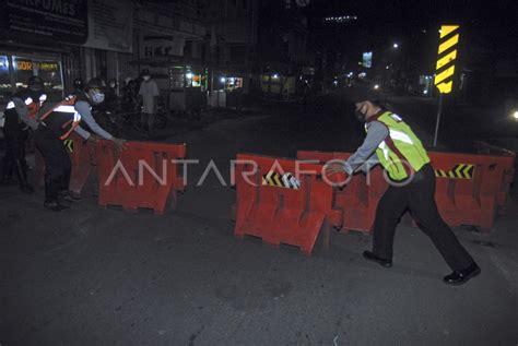 Penutupan Jalan Di Kota Bogor Antara Foto