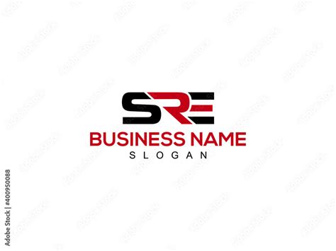 SRE Letter Logo, sre logo design for business Stock Vector | Adobe Stock