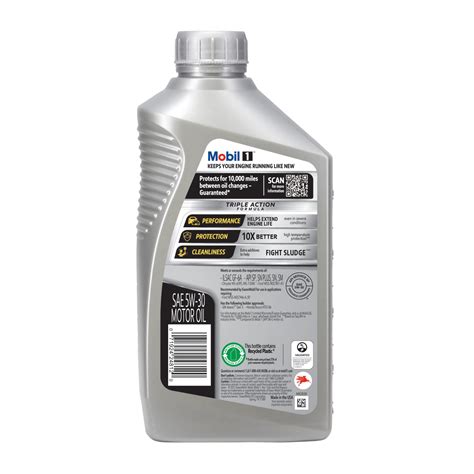 Mobil 1 Advanced Full Synthetic Car Motor Oil 5w 30 1 Quart Pack Of 6