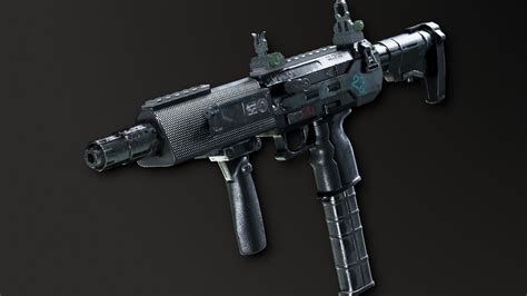 D Model Scmg Sub Machine Gun Vr Ar Low Poly Cgtrader