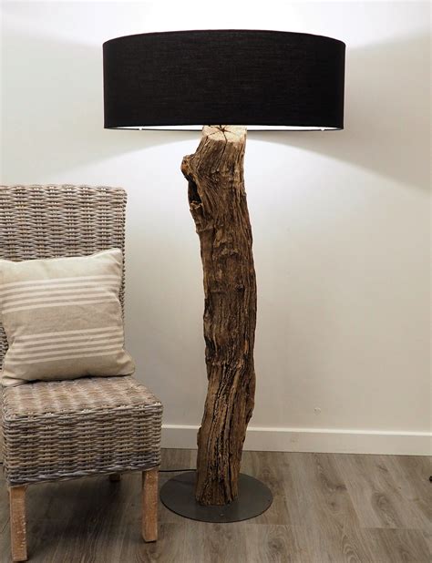 This Rustic Floor Medium Lamp Is A Striking Feature It Is Sculptured