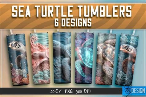 Sea Turtle Tumblers Wrap 20 Oz Graphic By Flydesignsvg Creative Fabrica