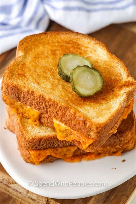 Air Fryer Grilled Cheese Spend With Pennies Dine Ca