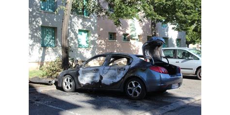 Rhône Faits divers Givors un véhicule en feu cité Ambroise Croizat