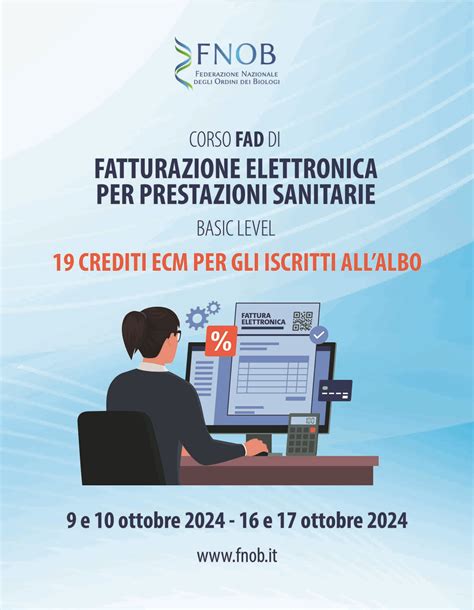 Corso Fad Da 19 Crediti Ecm Dedicato Alla Fatturazione Elettronica