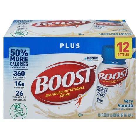 Save On Boost Plus Balanced Nutritional Drink Very Vanilla Pk