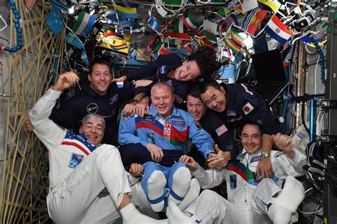 Watch Astronauts Hold Their Own Summer Olympics In Space With Zero G Synchronized Swimming And