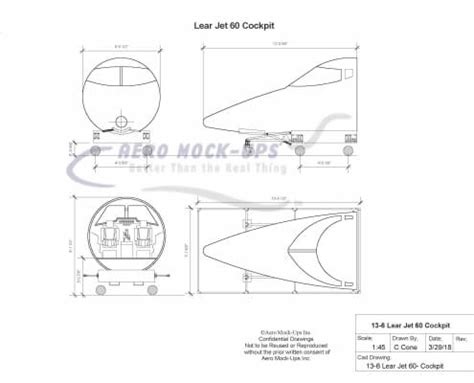 Lear 60XR Cockpit | Aero Mock-Ups Inc.