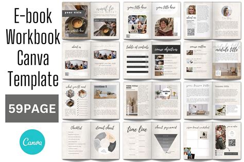 E Book Workbook Canva Template Graphic By Craftsmaker Creative Fabrica