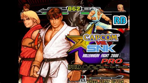 Fps Ps Capcom Vs Snk Millennium Fight Pro Usa Ryu Ken