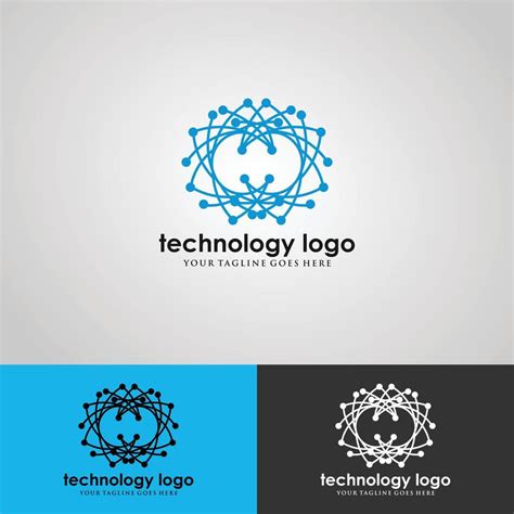 Technology Logo design 10811530 Vector Art at Vecteezy