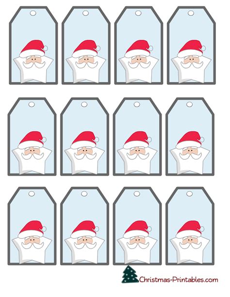 From Santa Gift Tags Printable