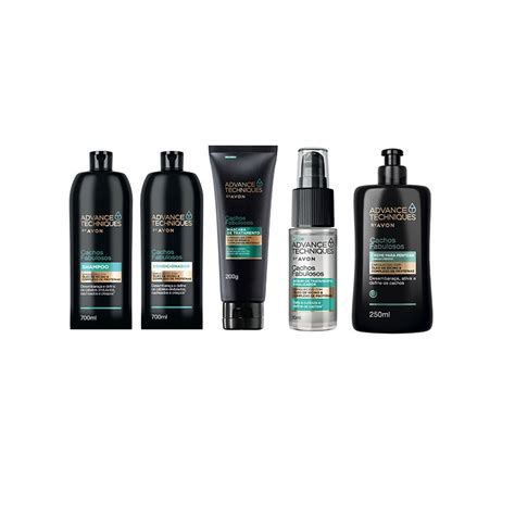 Kit Advance Techniques Cachos Fabulosos Avon Shopee Brasil