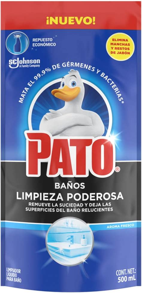 Pato Limpiador Liquido de Baños Remueve la Suciedad y Deja las