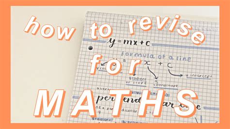 How To Revise For Maths Tips For Studying Maths YouTube