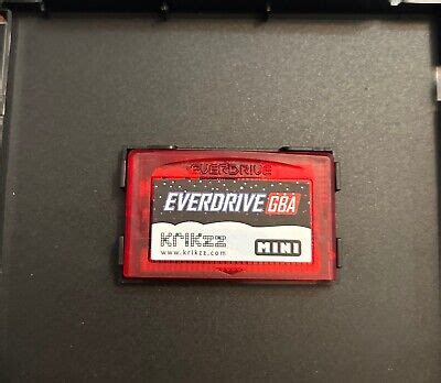 Everdrive GBA Mini Frosted Red For Nintendo GameBoy Advance By Krikzz W