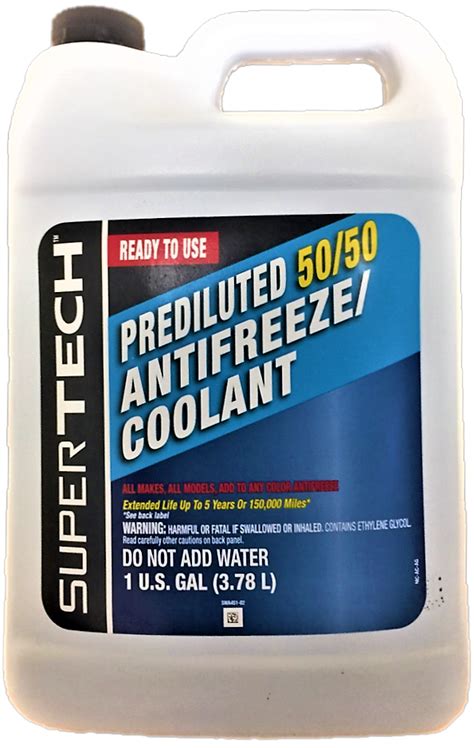 Supertech Ready To Use Prediluted Antifreeze Coolant All Makes