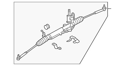 34110sc012 Steering Gear 2008 2013 Subaru Forester World Oem Parts Subaru