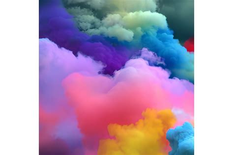 Rainbow Cloud Background Graphic by Craftable · Creative Fabrica