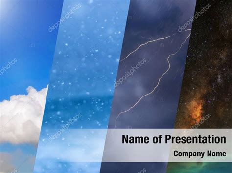 Variety weather forecast weather conditions PowerPoint Template ...