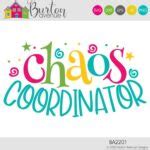 Chaos Coordinator Cut File Burton Avenue