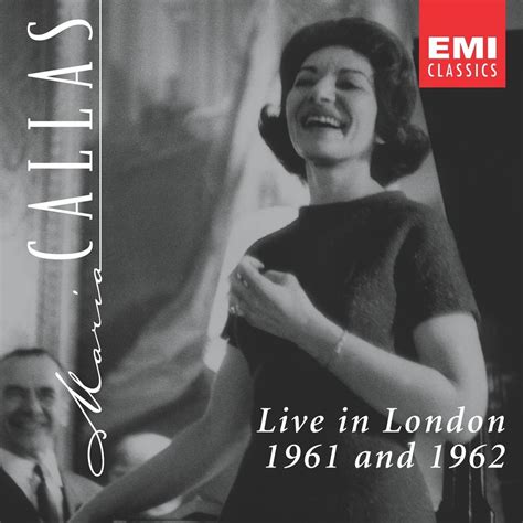 Maria Callas Live In London 1961 1962 Amazon Co Uk CDs Vinyl