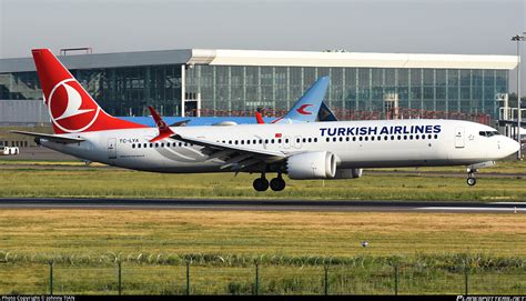 Tc Lya Turkish Airlines Boeing 737 9 Max Photo By Johnny Tian Id 1472282