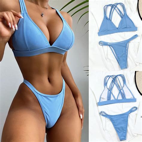 Sexy Bikini Sexy Split Bikini Fashion Swimwear Beach Swimsuit Strap