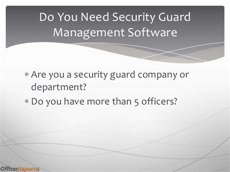 Security Guard Management Software Ginfe