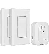 Suraielec Wireless Light Switch And Receiver Kit 15A High Power No