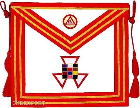 Masonic Royal Arch Past High Priest Php Apron Hand Embroidered Ma