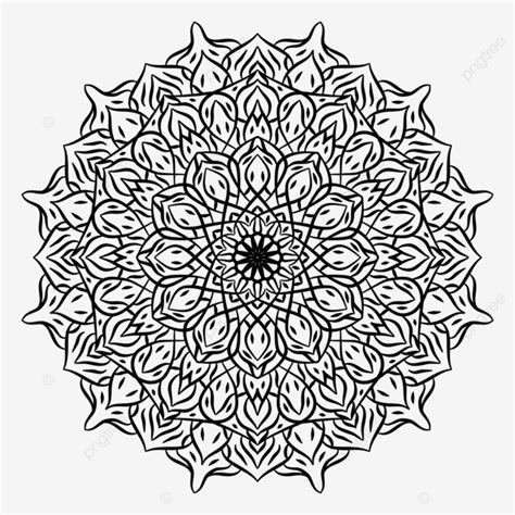 Black Mandala Art Mandala Drawing Mandala Sketch Mandala PNG