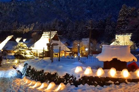 Kyoto Miyama Snow Lantern Festival Day Tour From Osaka 2021