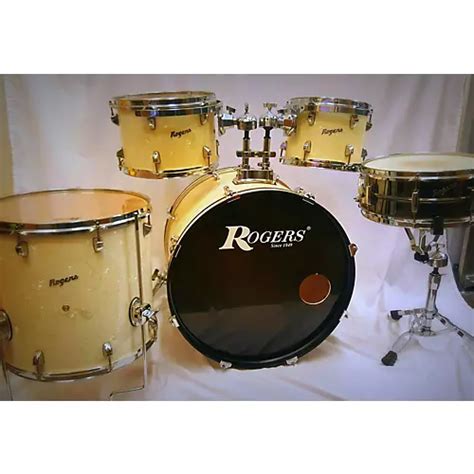 Used Rogers Custom 5 Piece Drum Kit Guitar Center