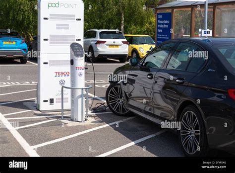 Tesco Electric Charging Pod Point Hi Res Stock Photography And Images