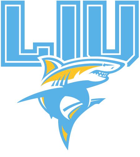 LIU Sharks Logo - Primary Logo - NCAA Division I (i-m) (NCAA i-m) - Chris Creamer's Sports Logos ...