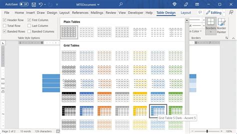 Cómo crear y personalizar tablas en Microsoft Word