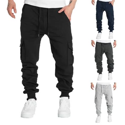 Pantalon De Surv Tement D Contract Multipoches Homme Jambe Droite