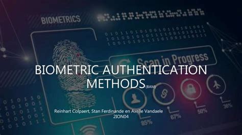 Biometric Authentication Methods | PPT