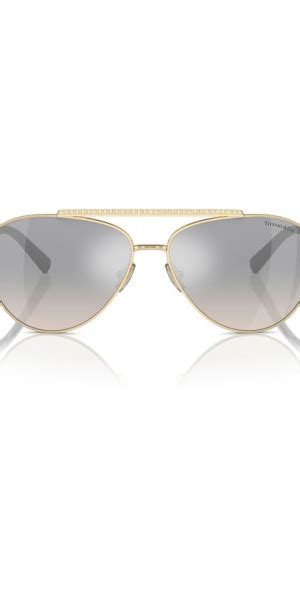 Tiffany And Co 59mm Pilot Sunglasses In Pale Gold