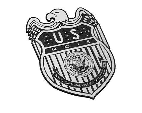 Ncis Badge Svg Naval Criminal Investigation Service Etsy