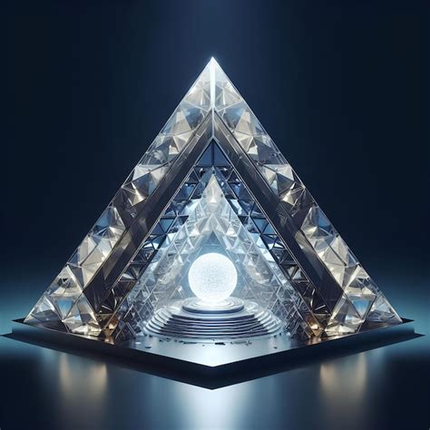 Premium AI Image | diamond pyramids