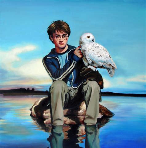 Harry Potter And Hedwig By Camartin On Deviantart