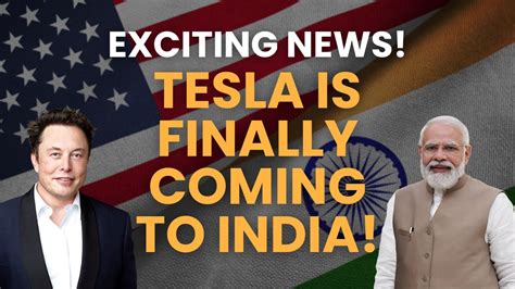 Is Tesla Coming To India Elon Musk Narendra Modi YouTube