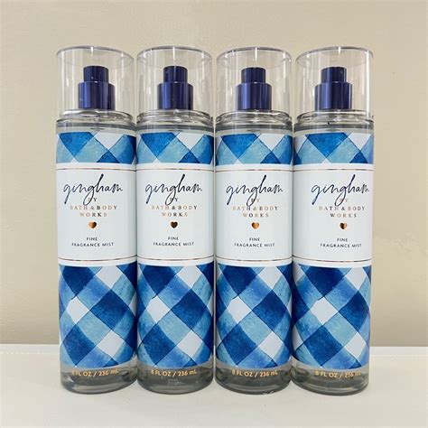 Gingham Blue Bath And Body Works Fragrance Mist With Us Barcode 236ml