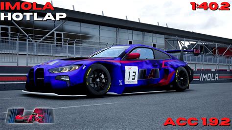 Bmw M Gt Hotlap Setup Imola Assetto Corsa Competizione