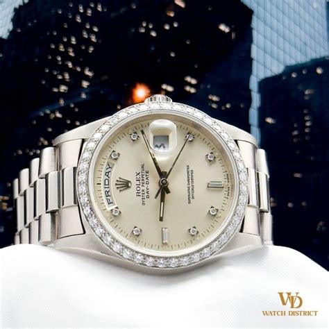 Rolex Day-Date Diamond Bezel - AllWatchMarket