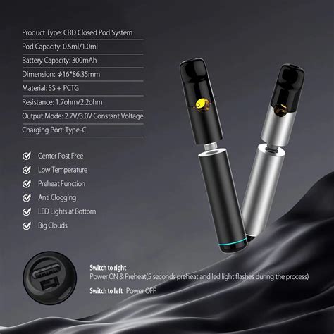 D8 D9 D10 Disposable Vape Pen 0 5ml 1ml Vaporizer Preheat New