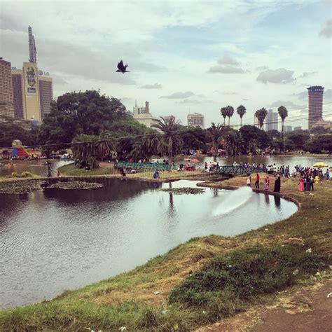 Uhuru Park Water Pond In Nairobi Editorial Photography Image Of Games